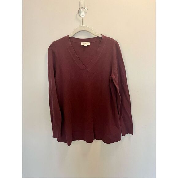 Loft size small maroon sweater - Picture 1 of 5